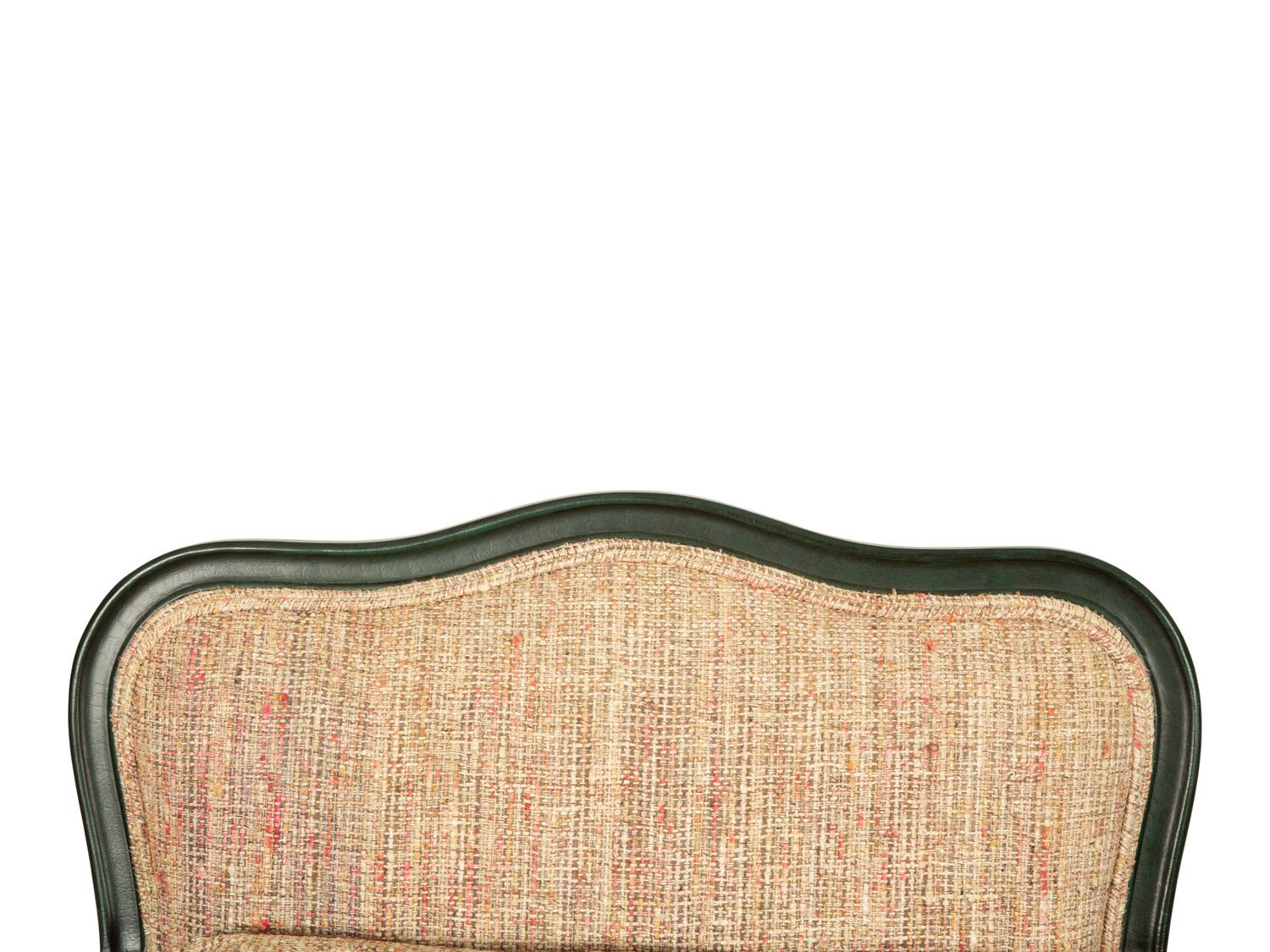 A Pair of Carved and Painted Fauteuils — 20th/21st Century