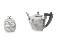 An American Silver Diminutive Teapot