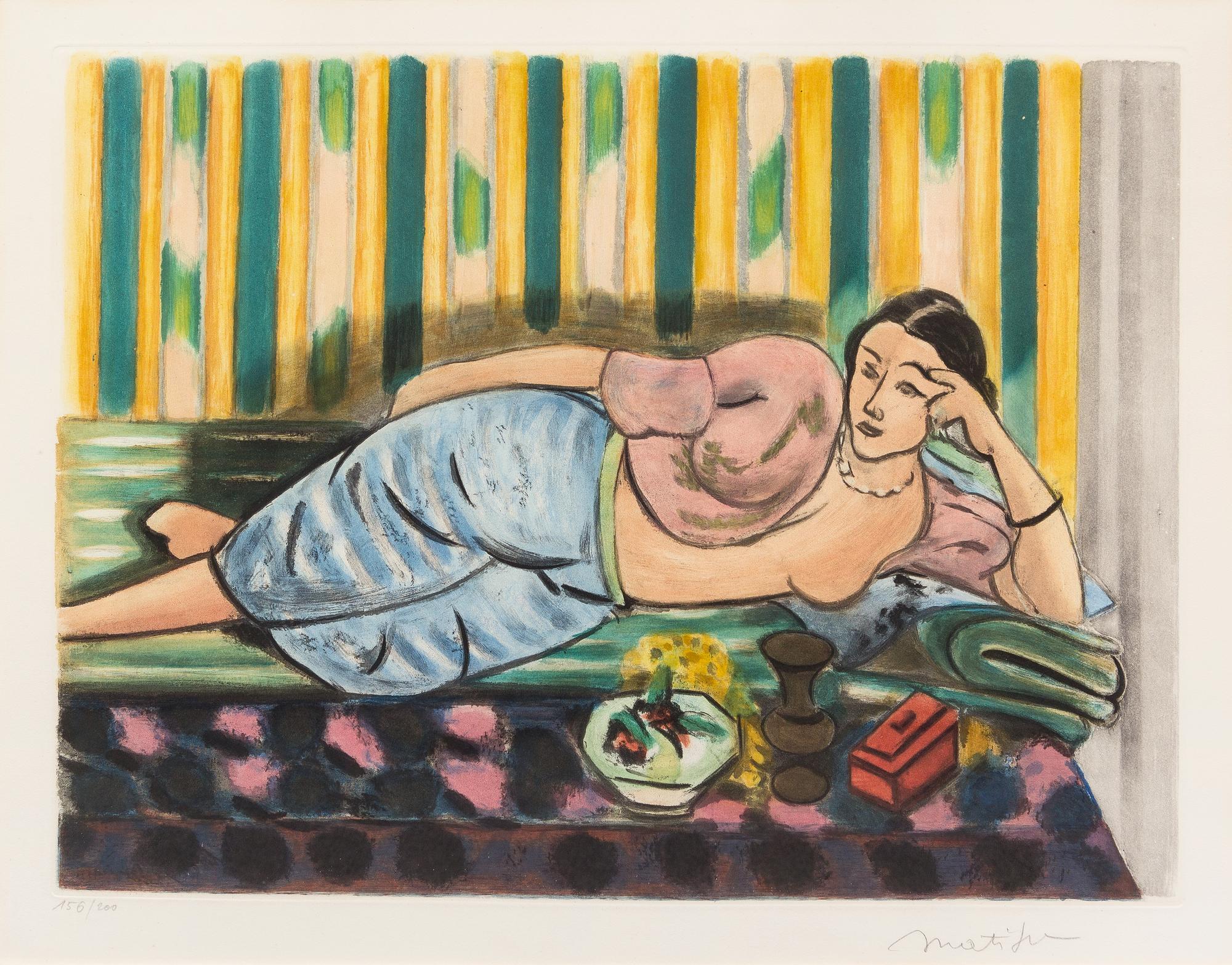 Henri Matisse, (French, 1899-1976), Odalisque au Coffret Rouge, c. 1952