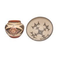 Group of Large Jemez and Kewa Pottery