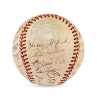 A 1952 Philadelphia Athletics Team Signed Autograph Baseball (JSA Letter of Authenticity)