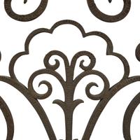 A Wrought Iron Panel 62.75" W x 1" D x 46.5" H — United States, Circa 1900