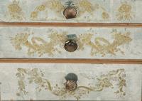 A Pair of French Eglomisé Mirrored Night Stands