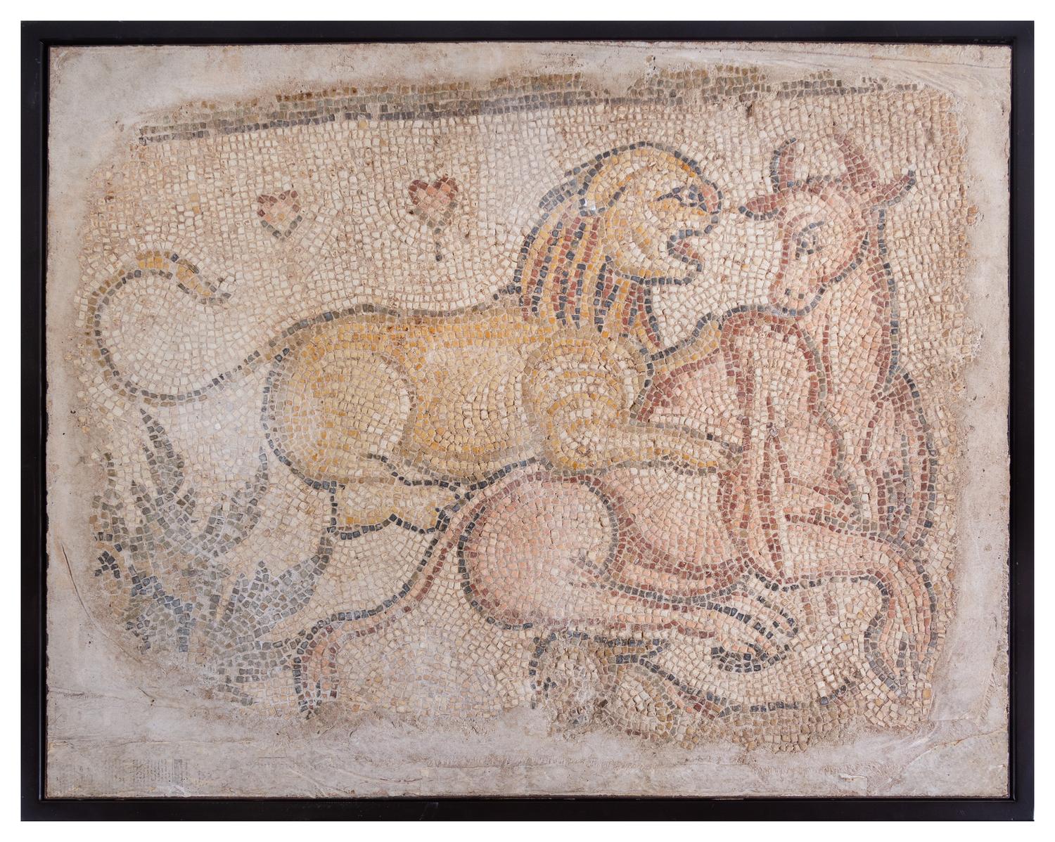 A Late Roman or Byzantine Marble Mosaic Panel