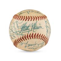 A 1953 St. Louis Browns Team Signed Autograph Baseball (JSA Auction Letter)
