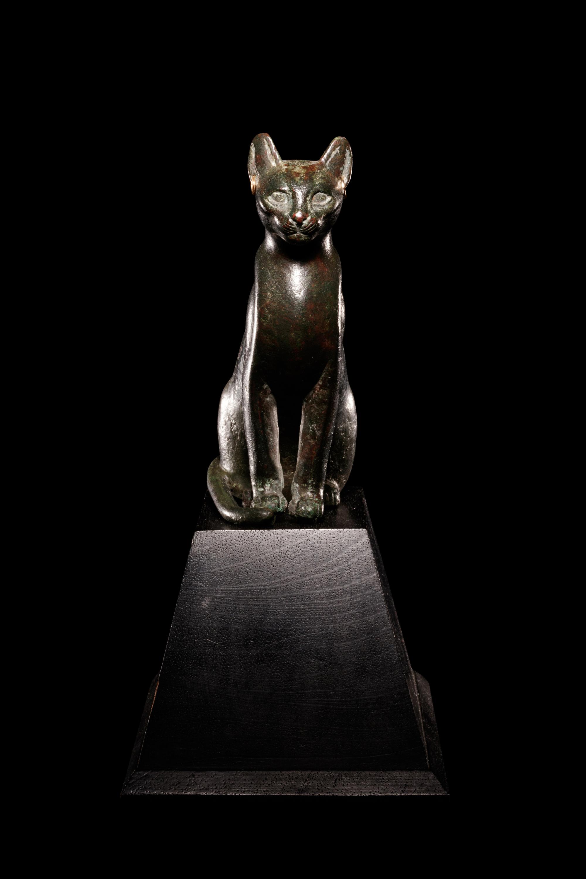 An Egyptian Bronze Cat
