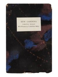 WOOLF, Virginia (1882-1941). Kew Gardens . Richmond: Hogarth Press, 1919.
