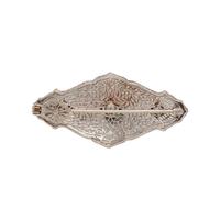 PLATINUM AND DIAMOND PENDANT/BROOCH