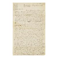 [Paulding, Hiram] (Walker, William) Autograph Draft, unsigned