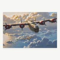Stan Stokes (American, b. 1950) B-24D Liberator; together with a companion