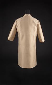 Christian Dior by Marc Bohan Haute Couture Coat, Spring-Summer 1961 — Worn by Dame Olivia de Havilland in "A Gift of Time" with Henry Fonda which opened at the Ethel Barrymore Theatre on Broadway on February 22, 1962.