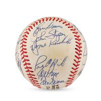 A 1985 Cincinnati Reds Team Signed Autograph Baseball