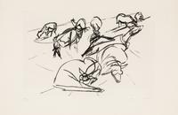 Jacques Villon, (French, 1875-1963), A group of five works: Hésiode, Les Travaux et les Jours: C'est à l'âge propice qu'il faut conduir