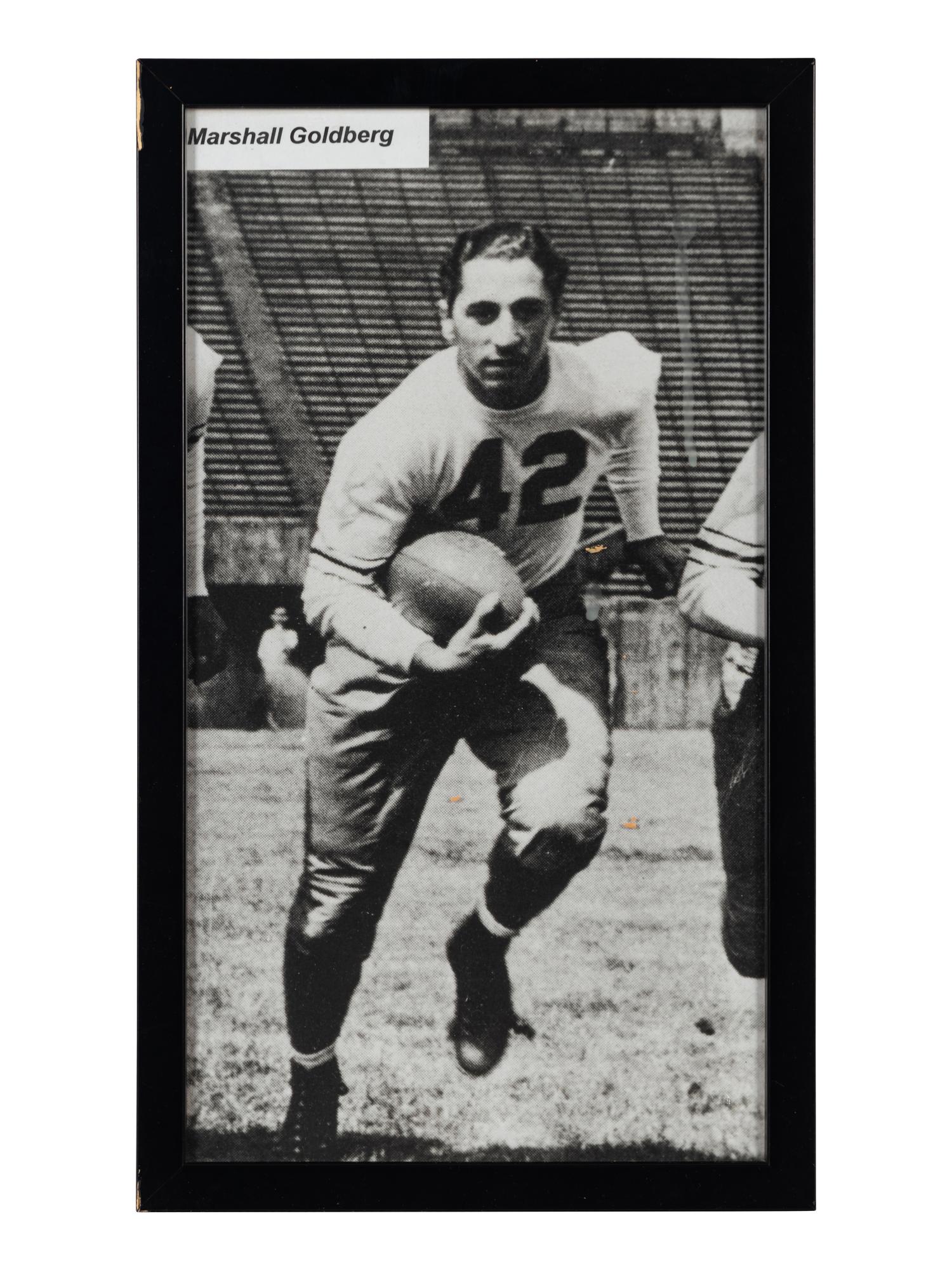 A Group of Five Photographs of Various Chicago Football Players Formerly Displayed at Mike Ditka’s Restaurant.