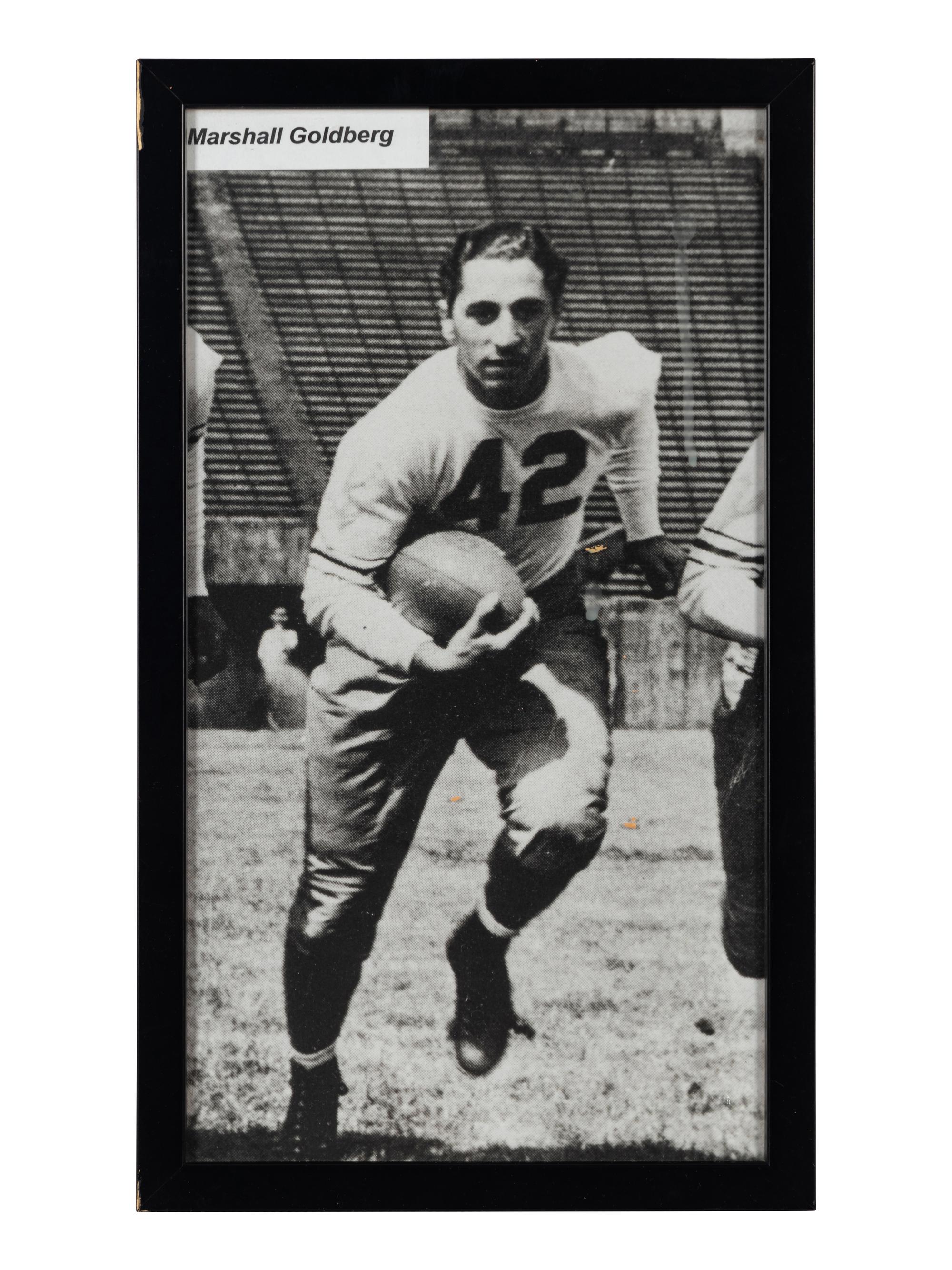 A Group of Five Photographs of Various Chicago Football Players Formerly Displayed at Mike Ditka’s Restaurant.