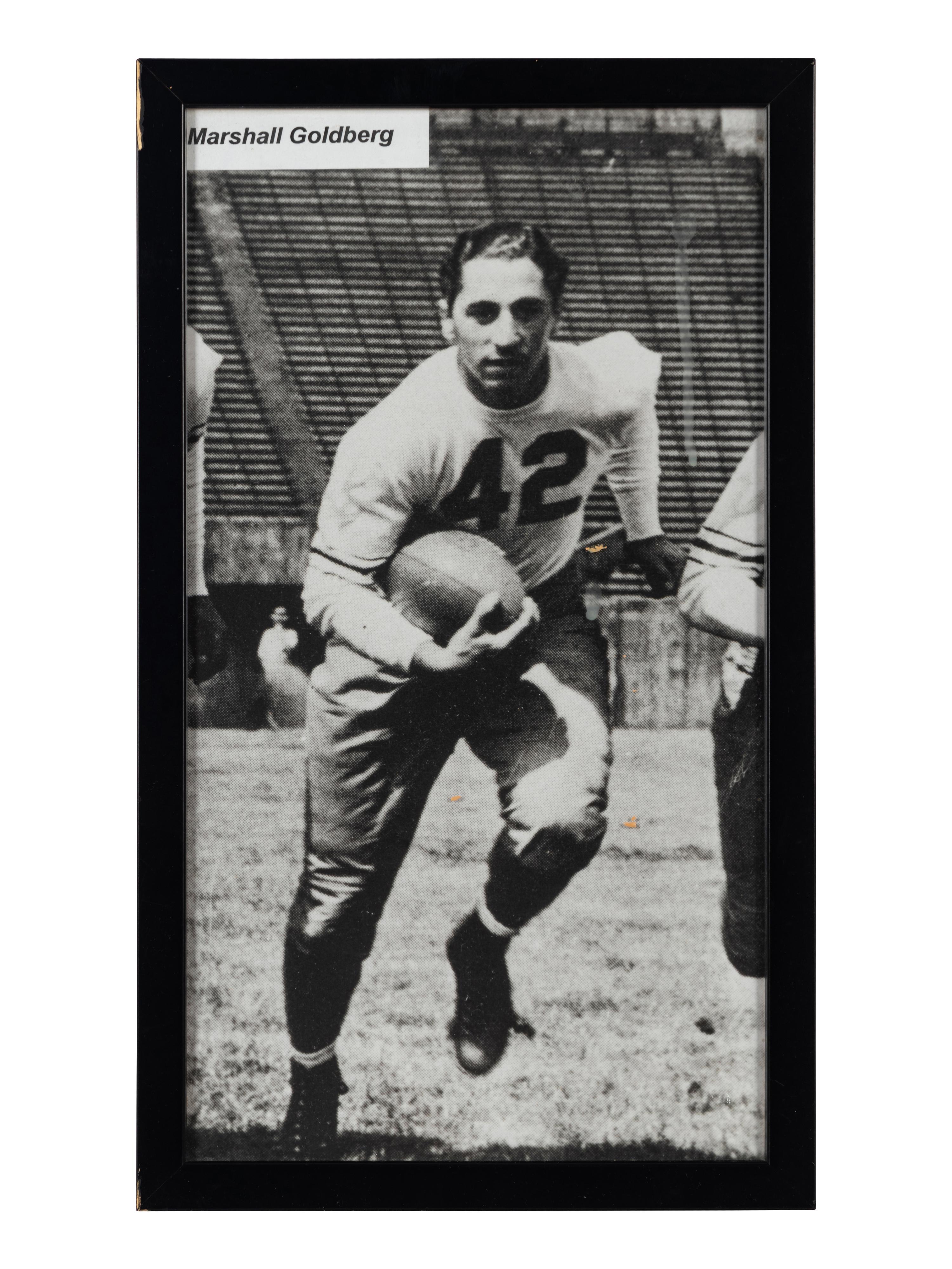 A Group of Five Photographs of Various Chicago Football Players Formerly Displayed at Mike Ditka’s Restaurant.