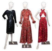 Three La Mendola Dresses and Press / Photo Archive, 1960-80s