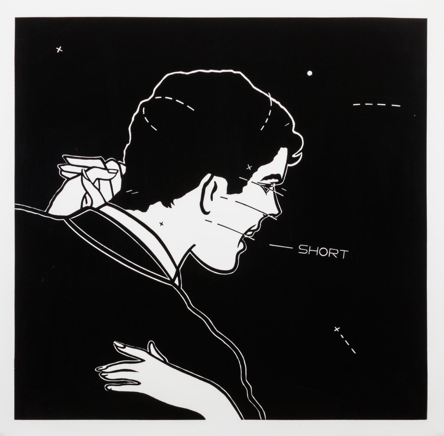 Steve Gianakos, (American, b. 1938), Two works: Short and I Said You're Short, 1985