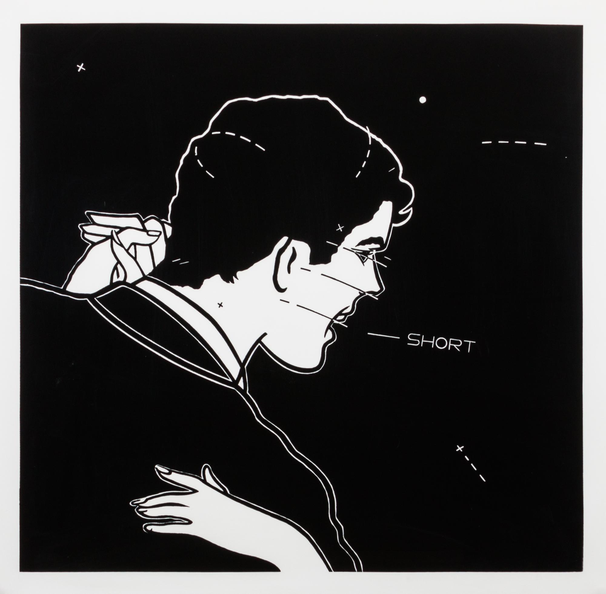 Steve Gianakos, (American, b. 1938), Two works: Short and I Said You're Short, 1985