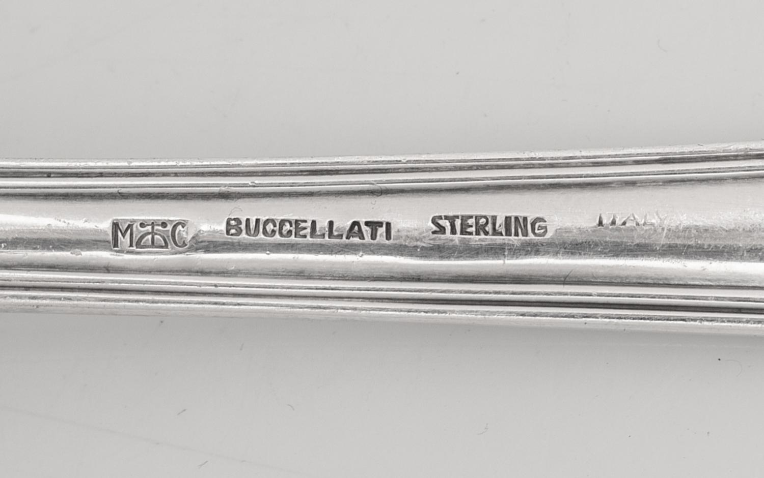 A Buccellati Silver Flatware Service
