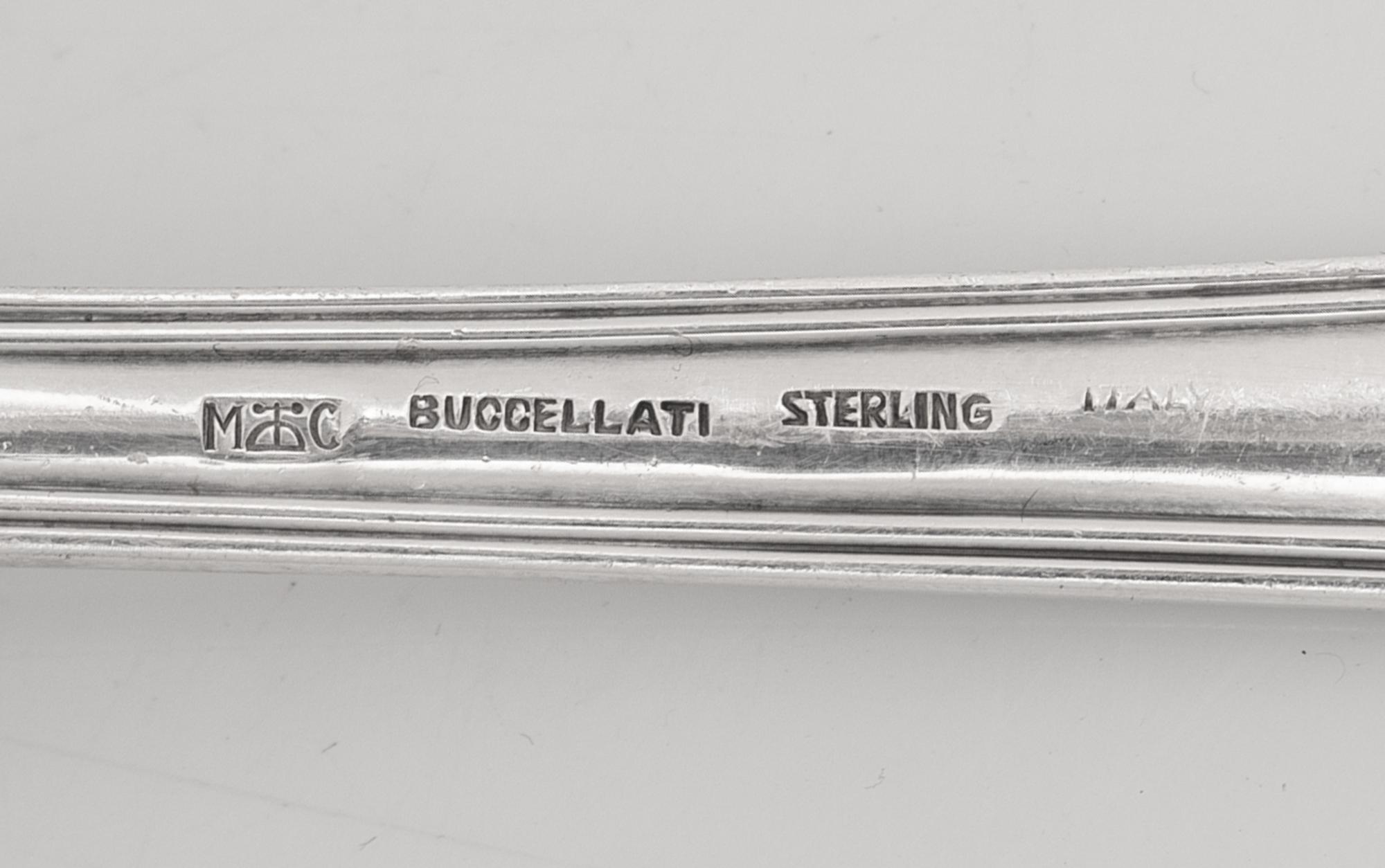 A Buccellati Silver Flatware Service