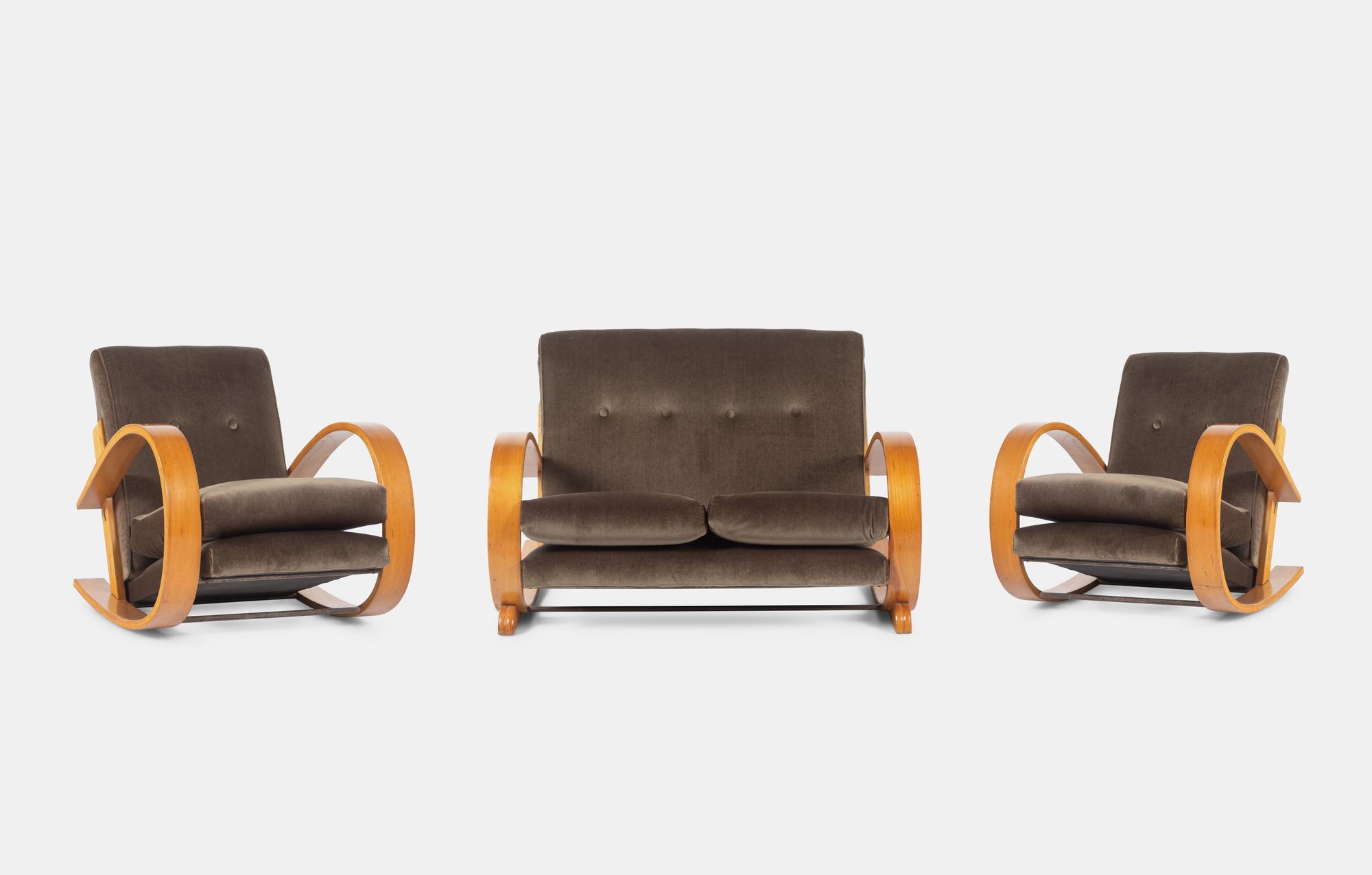 Bentwood Three-Piece Seating Suite