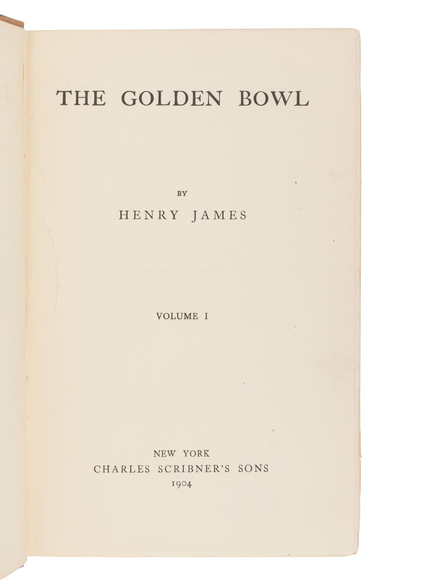 JAMES, Henry (1843-1916). The Wings of the Dove. New York: Charles Scribner's Sons, 1902.