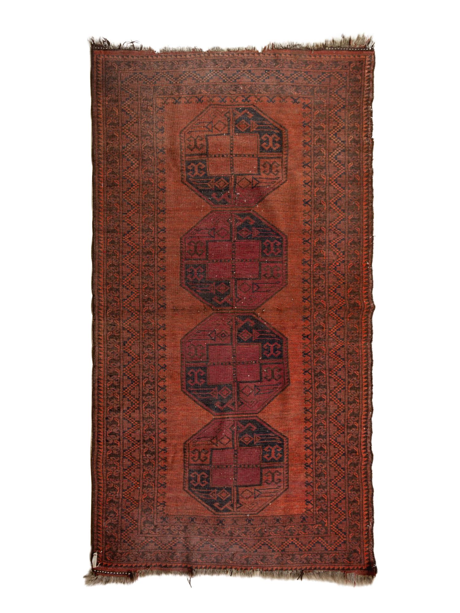 A Turkoman Wool Rug