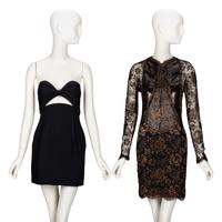 Geoffrey Beene, Two Cocktail Dresses