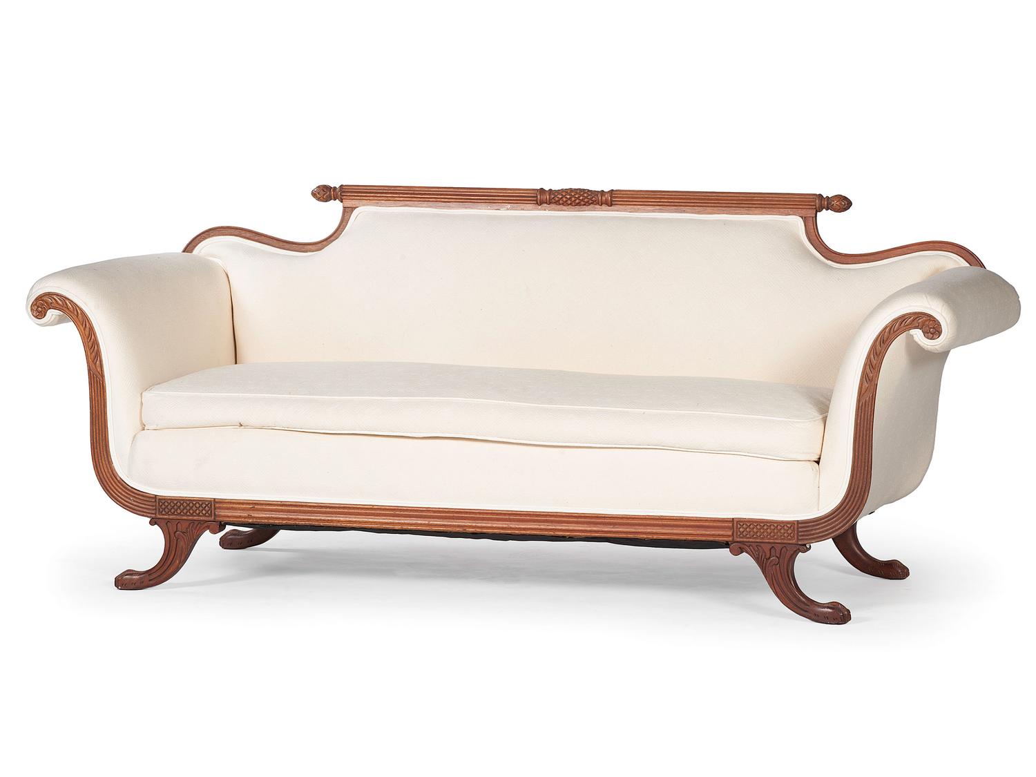 A Classical Style Mahogany Sofa