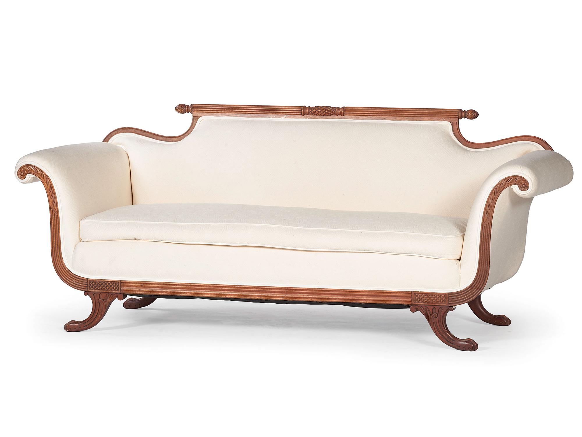 A Classical Style Mahogany Sofa