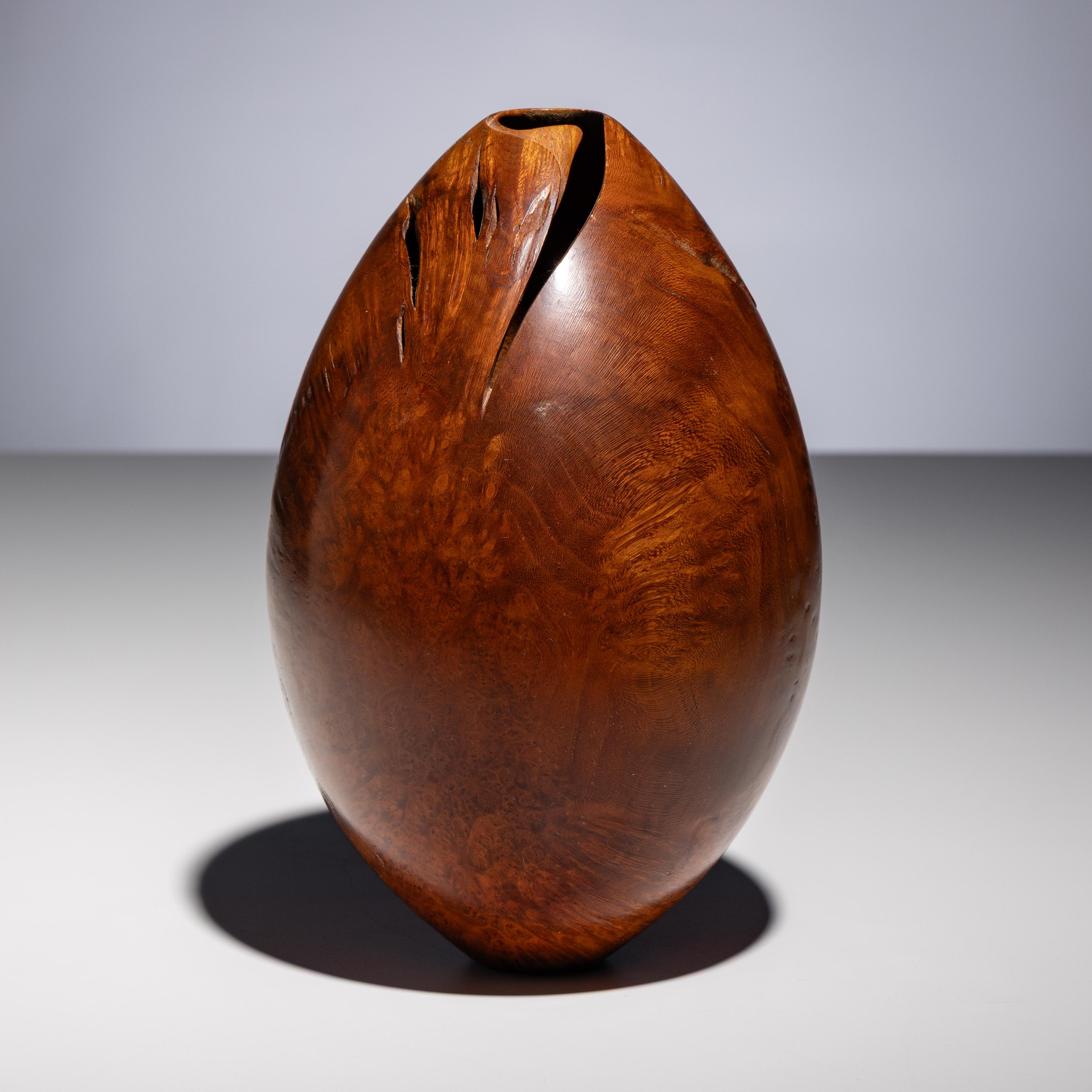David Ellsworth (American, b. 1944) — Wild Cherry Burl Vase, 1981