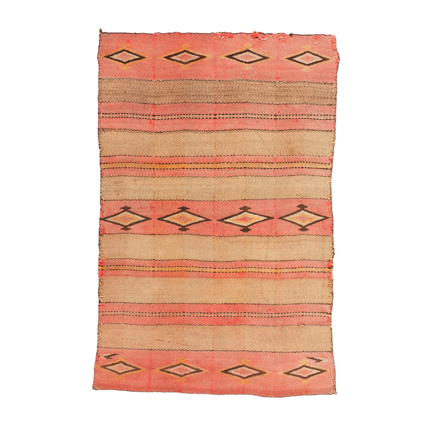 Navajo Diagonal Twill Double Saddle Blankets / Rugs