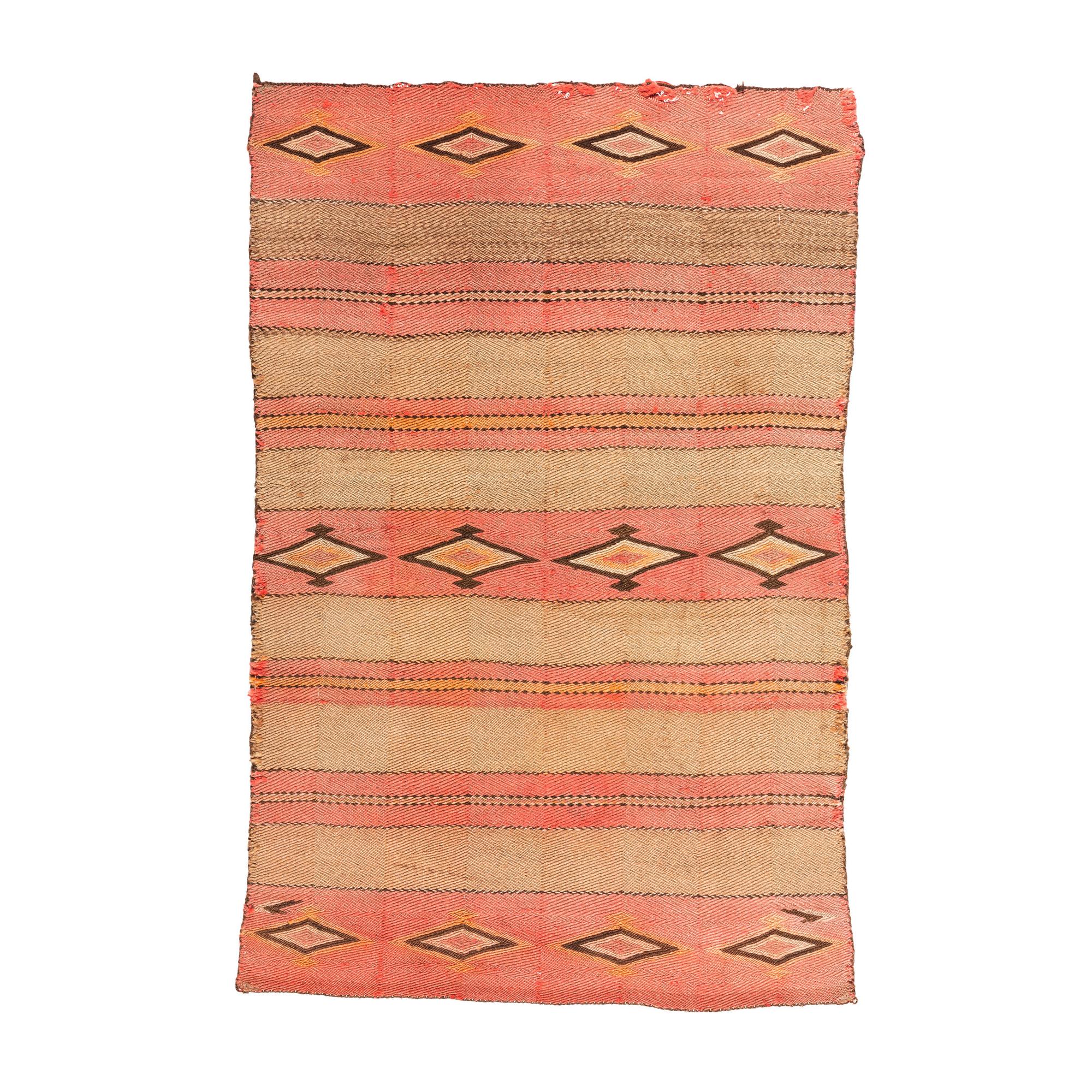 Navajo Diagonal Twill Double Saddle Blankets / Rugs