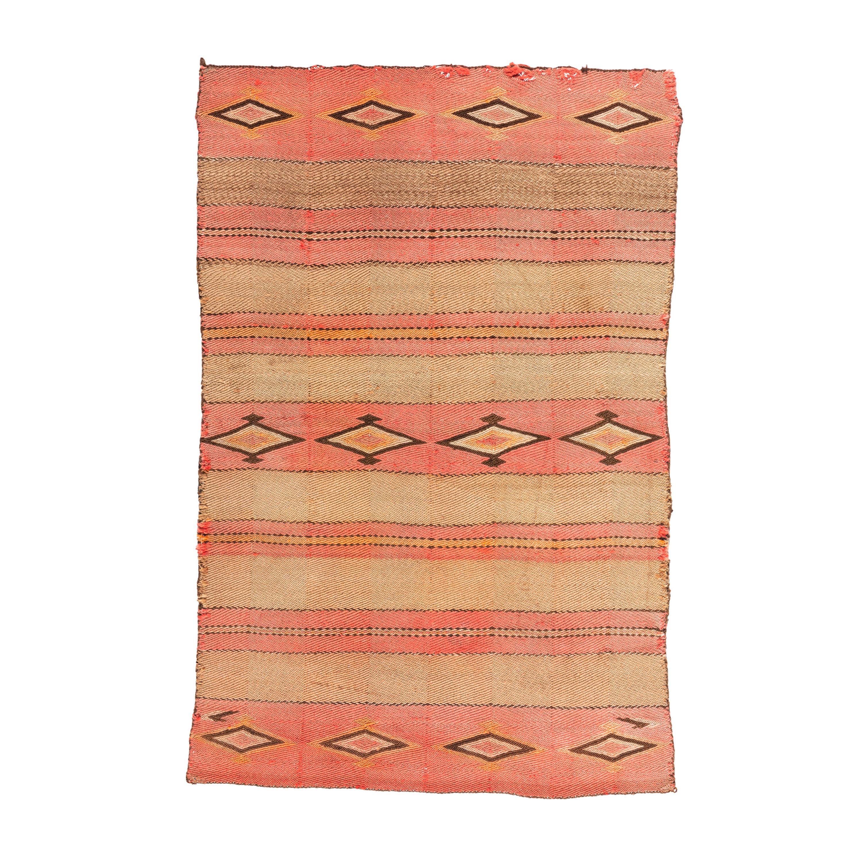 Navajo Diagonal Twill Double Saddle Blankets / Rugs