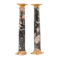 A Pair of Italian Marble Models of Columns