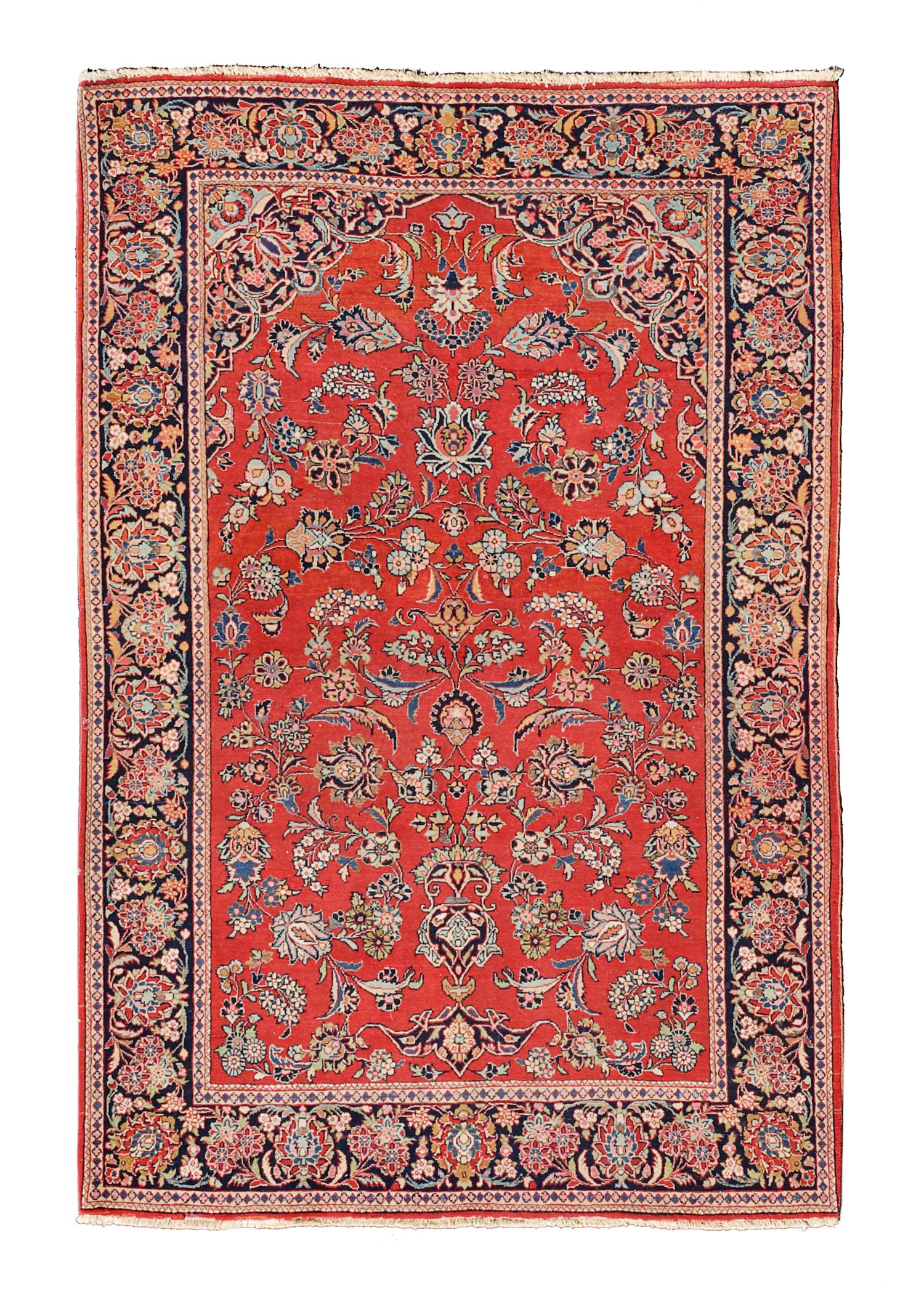 A Kashan Wool Rug