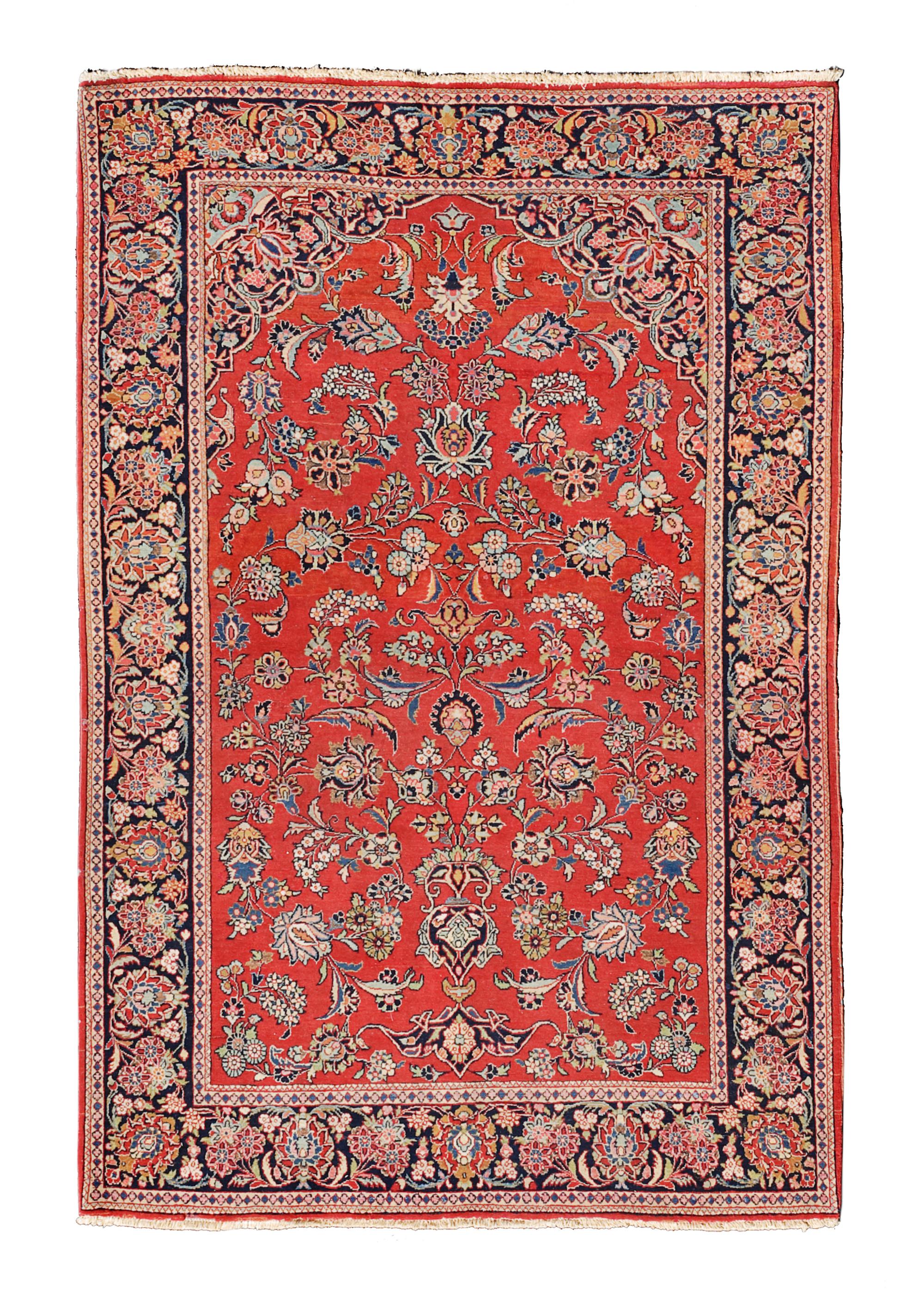 A Kashan Wool Rug