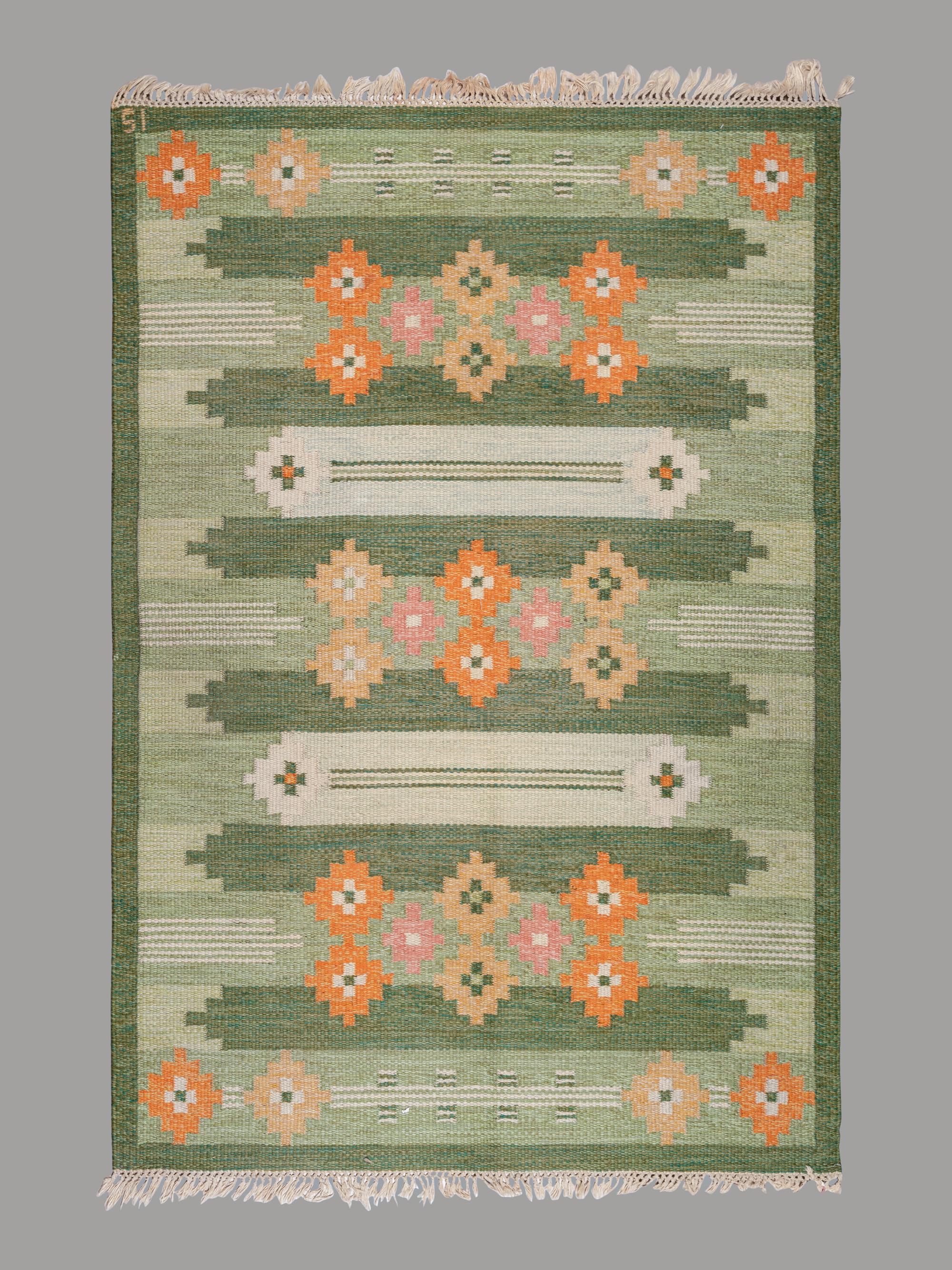 'Frösö' Flatweave Rug, c. 1950 Eric Ewers, Sweden