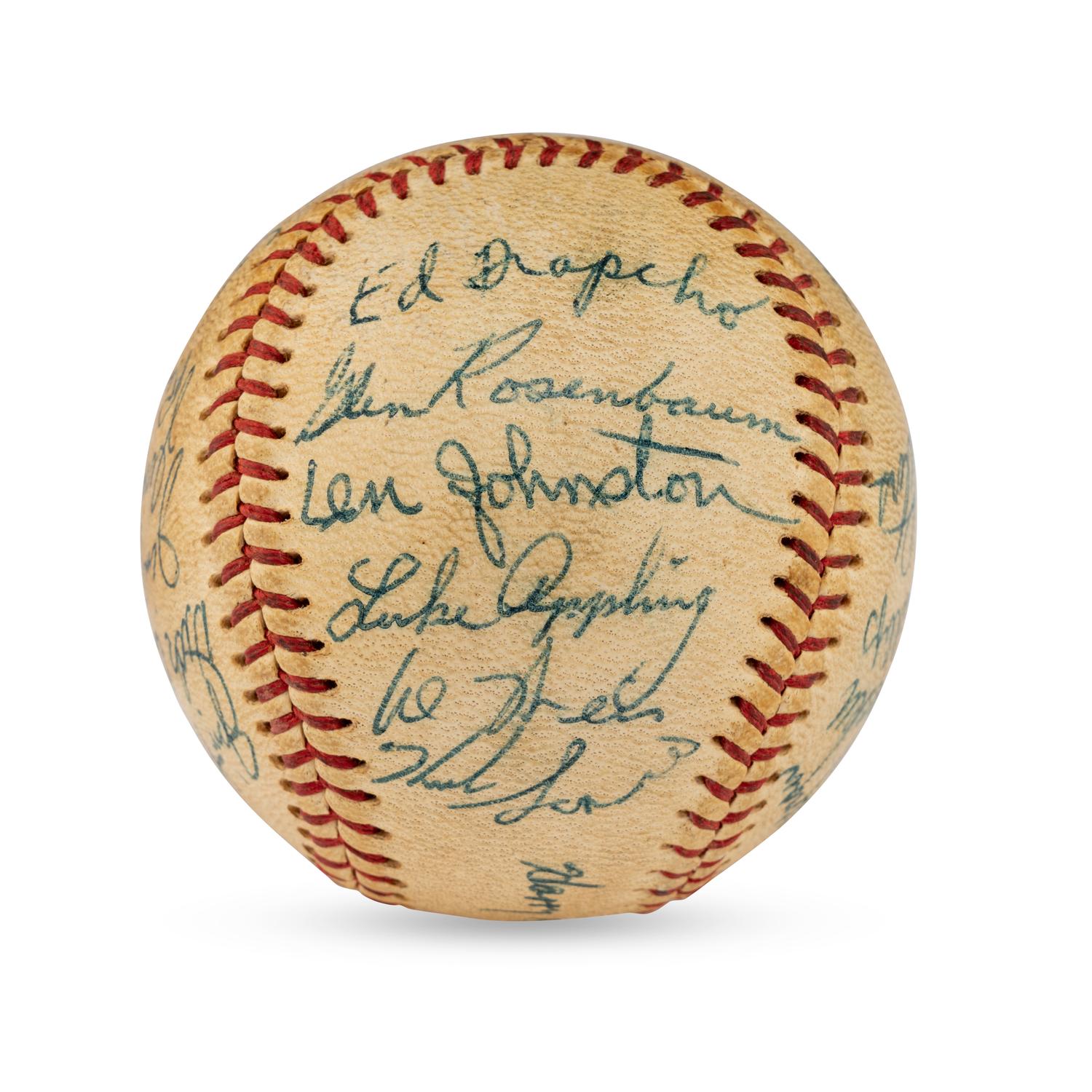 A 1962 Indianapolis Indians Team Signed Autograph Baseball
