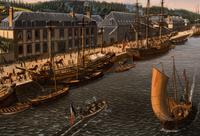 Artist Unknown (Canal and Boats)