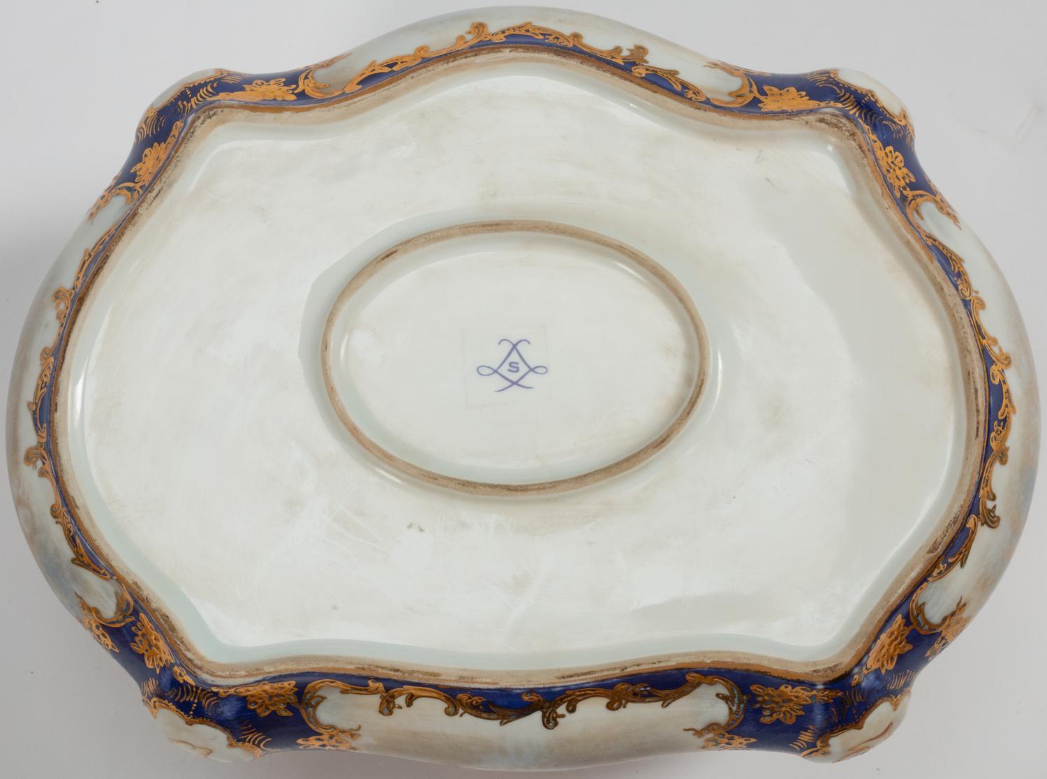 A Sevres Style Bronze-Mounted Porcelain Casket