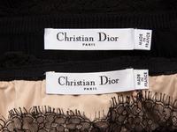 Christian Dior by John Galliano , Lace-Trim Knit Dress & Cardigan