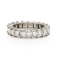 Diamond and Platinum Eternity Band