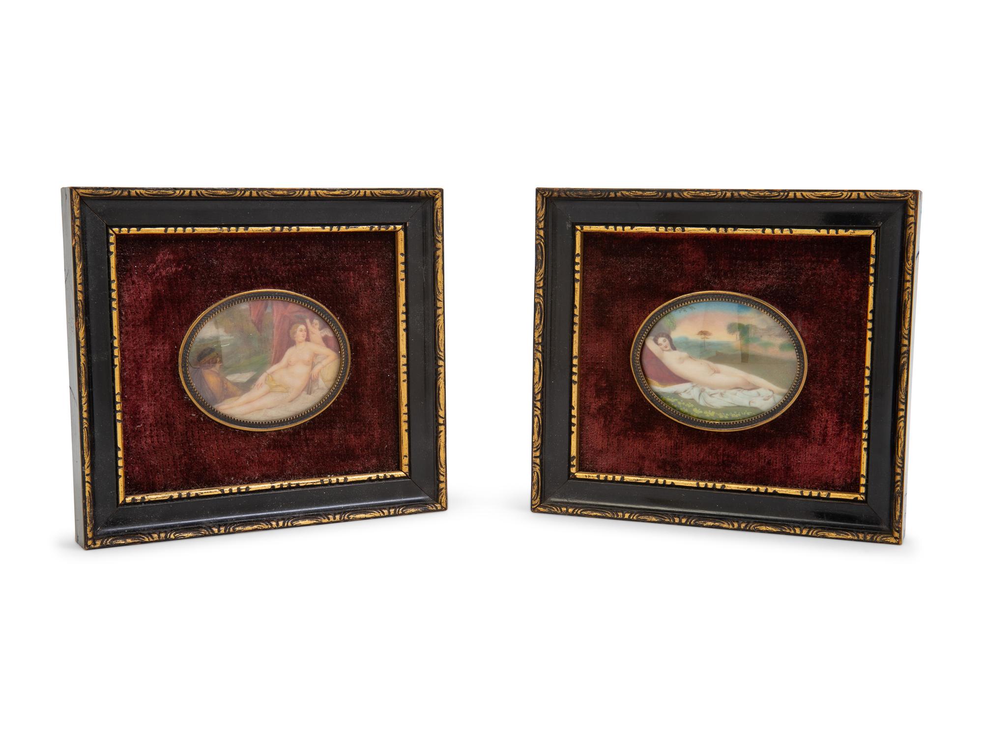 A Pair of Miniature Paintings