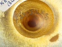 Three Iridescent Art Glass Articles