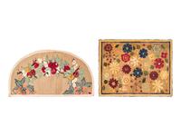 Four Modern Hooked Rugs