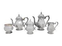 An American Silver Five-Piece Tea and Coffee Service