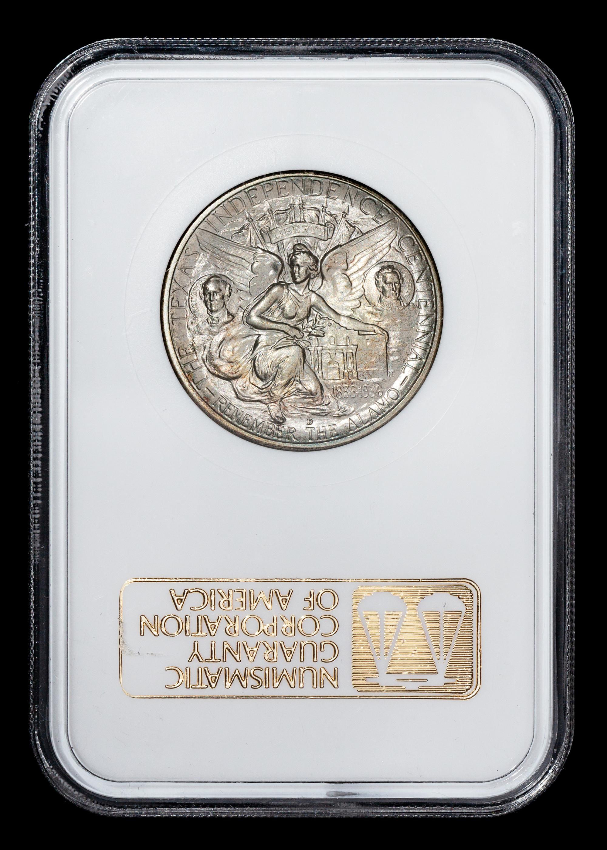 Three United States 1938, D & S Texas Commemorative 50c Coins
