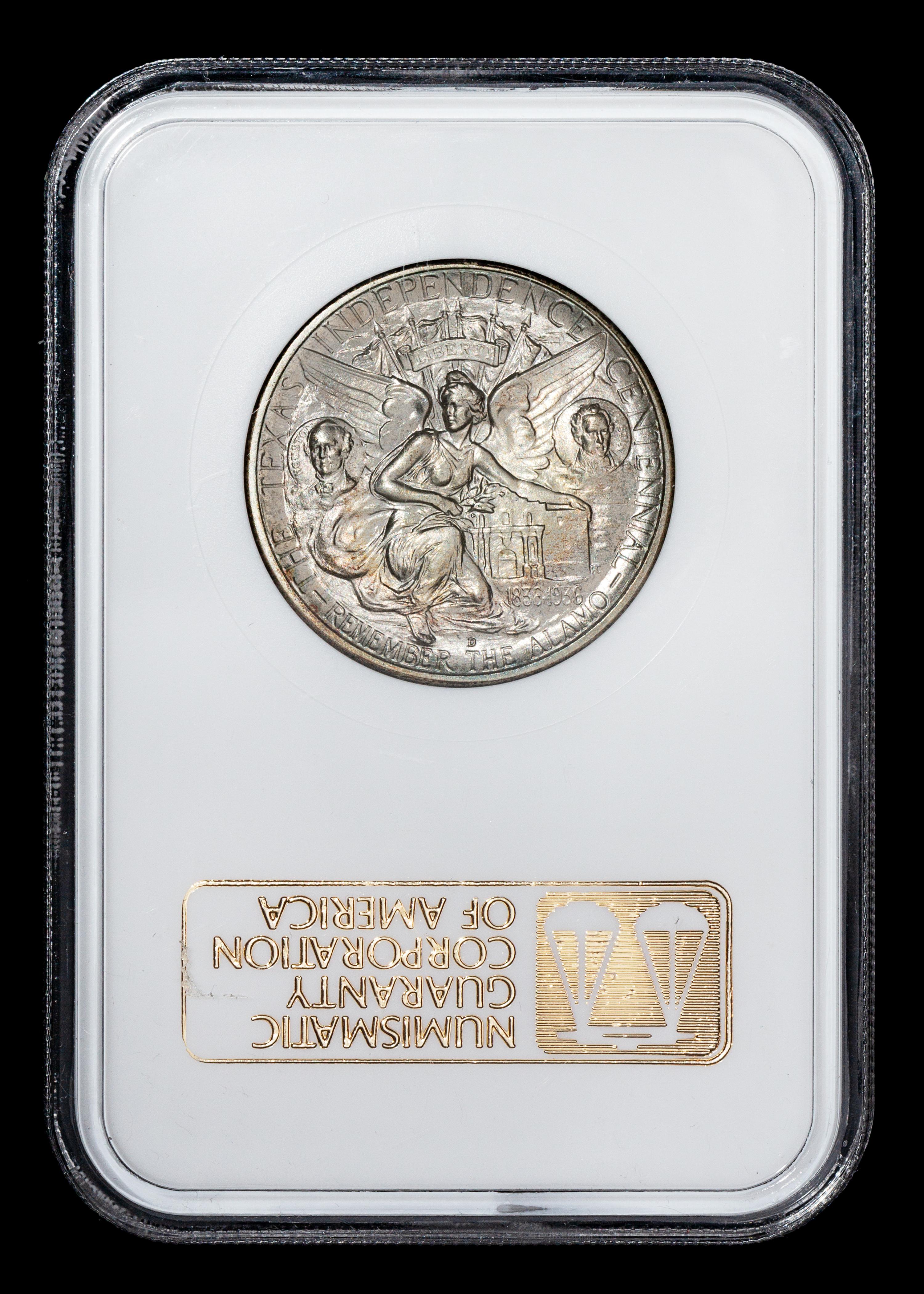 Three United States 1938, D & S Texas Commemorative 50c Coins